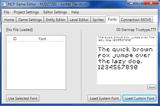 Game Editor using C# and WPF